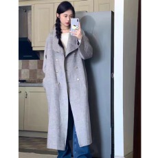 批发气质韩系温柔呢子<b class='q'>大</b>衣<b class='q'>女</b>2025秋冬新款毛呢<b class='q'>外套</b>小个子赫本风高级感