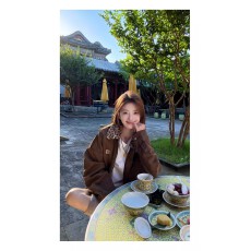 美式复古棕色夹克女春季穿搭豹纹撞色翻领外套宽松情侣设计感上衣