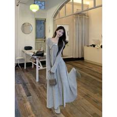 批发温柔风不规则上衣半身裙套装2026春季新款高腰显瘦气质休闲两件套