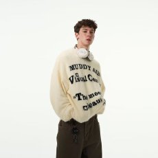 批发秋季时尚新品美式慵懒风圆领毛衣男士软糯氛围感男生套头毛衣潮牌