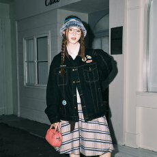 批发美式高街牛仔衣男女同款外套春秋季欧美<b class='q'>街头</b>水洗休闲夹克