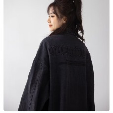 批发ins韩国复古高街水洗宽松慵懒风百搭显瘦<b class='q'>牛仔外</b>套夹克上衣男女