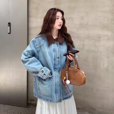 批发牛仔外套女2025年新款春秋季韩版宽松休闲夹克百搭长袖上衣潮