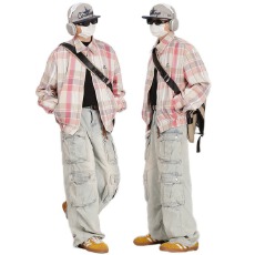 批发潮流<b class='q'>潮牌</b>美式复古字母毛巾刺绣短袖<b class='q'>T</b><b class='q'>恤</b>宽松休闲百搭上衣男女同款