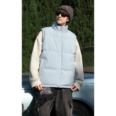 批发潮流青年美式秋冬季2025新款双面穿棉服马甲<b class='q'>男</b>女款保暖<b class='q'>背心</b>外套潮