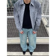 批发<b class='q'>松紧腰</b><b class='q'>牛仔裤</b>女春季新款胖mm大码直筒长裤bf宽松复古阔腿老爹裤子