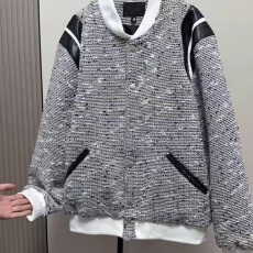 批发快手网红新款Vibe小香风撞色棒球服外套百搭显瘦<b class='q'>中长款</b>开衫上衣女