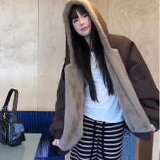 批发深灰色拉链卫衣女春秋季2025新款宽松休闲百搭连帽运动上衣外套潮