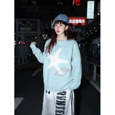 批发气质<b class='q'>女童</b>春<b class='q'>秋</b>针织衫 女宝甜美套头衫休闲外套<b class='q'>毛衣</b>长袖毛线衣ins