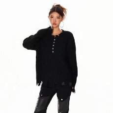 批发2025年秋装新款套头<b class='q'>大码</b>打底毛衣显瘦胖妹妹上衣女针织长袖T恤衫