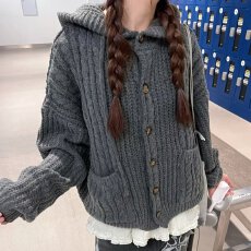 批发外套揭潮坊春<b class='q'>秋</b>冬毛衣男女开衫2025新款百搭洋气针织衫情侣上衣