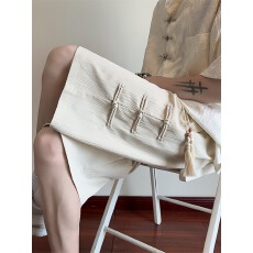 批发新中式国风短裤男夏季薄款透气宽松大码休闲中裤冰丝凉感五分裤子