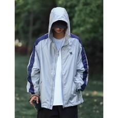 批发连帽防晒衣刺绣】外套男<b class='q'>夏</b>季户外防紫外线冰丝薄款连帽防晒服夹克