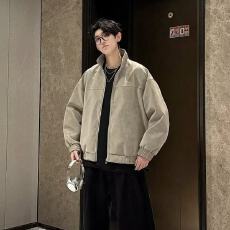 批发【皮革】美式骑行机车PU<b class='q'>皮衣</b>外套<b class='q'>男士</b>春季休闲宽松夹克男高级皮革