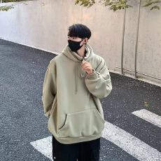 批发仿华棉复合300克】长袖连帽<b class='q'>卫衣</b>文艺简约时尚百搭流行原宿ins潮流