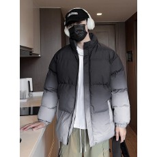 批发【加棉加厚外套】立领防风防水棉衣外套男款秋冬情侣棉服抗寒袄子