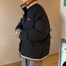 批发立领棉服工装棒球服<b class='q'>男装</b>春秋冬休闲<b class='q'>潮牌</b>棉衣帅气拼色外套