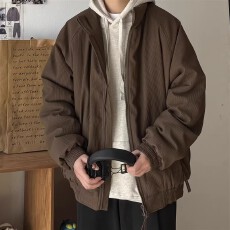 批发加厚棉服<b class='q'>男</b>装秋冬立领z插肩棉袄宽松情侣<b class='q'>夹克</b>外套棉服棉衣