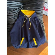 华棉复合拼接港风潮牌连帽卫衣男春秋冬重磅硬挺套头衫潮牌外套