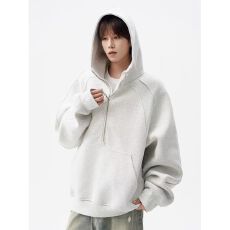 批发华棉350克高质高街卫衣男<b class='q'>秋</b>冬字母刺绣加绒情侣连帽衫