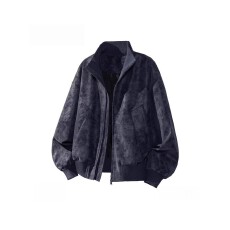 皮外套 秋冬美式潮牌高级感休闲cleanfit立领夹克上衣