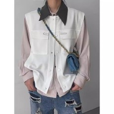 批发【西装<b class='q'>马甲</b> 韩系早秋大口袋设计感西装<b class='q'>马甲</b><b class='q'>男</b>痞帅无袖外套