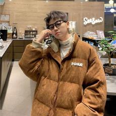 批发冬季乐万邦棉服男2025新款休闲宽松棉袄子外套保暖灯芯绒棉衣男装