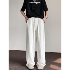 批发港风牛仔先生春秋新款个性牛仔裤男女<b class='q'>嘻哈</b>ins潮高街潮流痞帅长裤