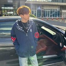 批发加绒华棉刺绣】连帽韦爵森拉链开衫卫衣外套男女春秋情侣宽松上衣