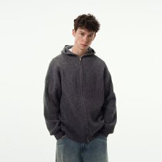 批发潮流伟龙慵懒鹿毛绒连帽拉链毛衣男流行新款文艺百搭气质原宿时尚