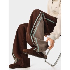 批发纯棉华棉立体裤头内包边】弯刀华成休闲卫裤男冬季运动直筒长<b class='q'>裤子</b>