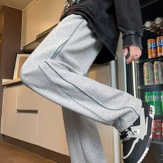 春秋季起点运动裤女宽松束脚薄款秋冬季新款卫裤男休闲裤哈伦裤子