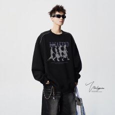 批发【卫衣】长袖欧派星T恤男士春秋冬季韩版潮打底衫衣服ins宽松卫衣