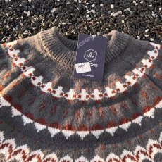 批发【费尔岛民族毛衣】冬季揭潮坊加厚上衣<b class='q'>男</b><b class='q'>针织衫</b>套头圆领外套情侣