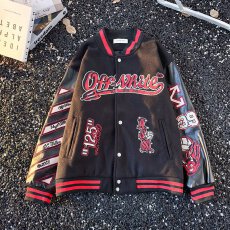 批发【棒球服外套】美式揭<b class='q'>潮</b>坊高街<b class='q'>潮</b>流毛呢运动休闲夹克男小众设计感