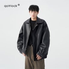 批发【美式复古pu皮衣】男士揭<b class='q'>潮</b>坊加绒加厚保暖外套冬季皮夹克上衣男