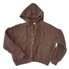 批发【针织开衫】春秋揭潮坊连帽毛衣<b class='q'>男</b>女宽松百搭潮牌开衫外套情侣