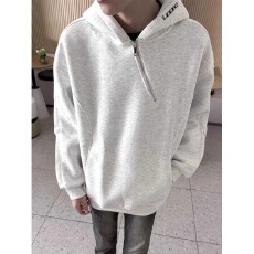 批发华棉复合刺绣】斜拉链左手字母卫衣<b class='q'>秋</b>冬男<b class='q'>秋</b>冬加厚青少年潮牌外套