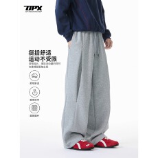 批发华棉310g】2026元宝宽松百搭男女<b class='q'>美式</b>常规<b class='q'>休闲</b>裤<b class='q'>美式</b>情侣设计小众