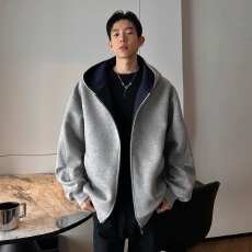 批发【华棉卫衣连帽南极牛外套男女<b class='q'>春</b>秋休闲开衫运动上衣潮