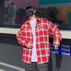 批发含棉 刺绣 衬衫】格子凯尊度男女春秋2026设计感小众情侣上衣外套