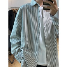 批发男士南极牛<b class='q'>衬衫</b>2026春秋新款男士牛仔<b class='q'>衬衣</b>美式复古潮牌内搭上衣