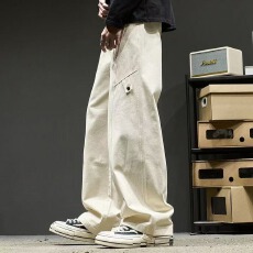 批发【工装裤】美式合嘉馨帅气<b class='q'>春</b>秋季新款百搭休闲男士高级感休闲长裤