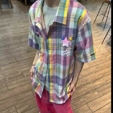 批发<b class='q'>衬衫</b>】<b class='q'>衬衣</b>凯尊度春秋夏季洋气休闲2026格子<b class='q'>衬衫</b><b class='q'>男</b>女长袖外套韩版