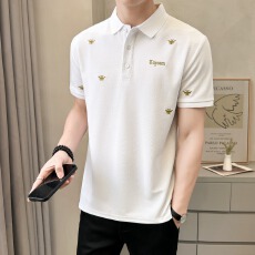 批发刺绣POLO男短袖兔先绅翻领t恤2026夏新款男士潮牌刺绣半袖男装