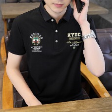 批发【刺绣POLO】短袖兔先绅t恤男夏季透气休闲带领polo衫半袖丝光棉T