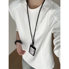 批发2026南极牛新款重磅长袖t恤男女春<b class='q'>秋</b>潮牌正肩上衣休闲内搭打底衫