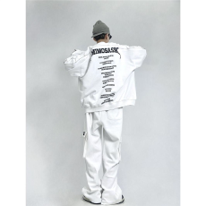 长袖魔方卫衣春秋季新款美式复古小众设计感字母印花宽松百搭上衣