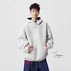 凹凸字母原版做工美式淘哥龍重磅连帽卫衣男女新款春秋宽松上衣