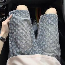 批发【原版质量】满印极<b class='q'>潮</b>帮提花牛仔裤男款中裤痞帅短裤子美式五分裤